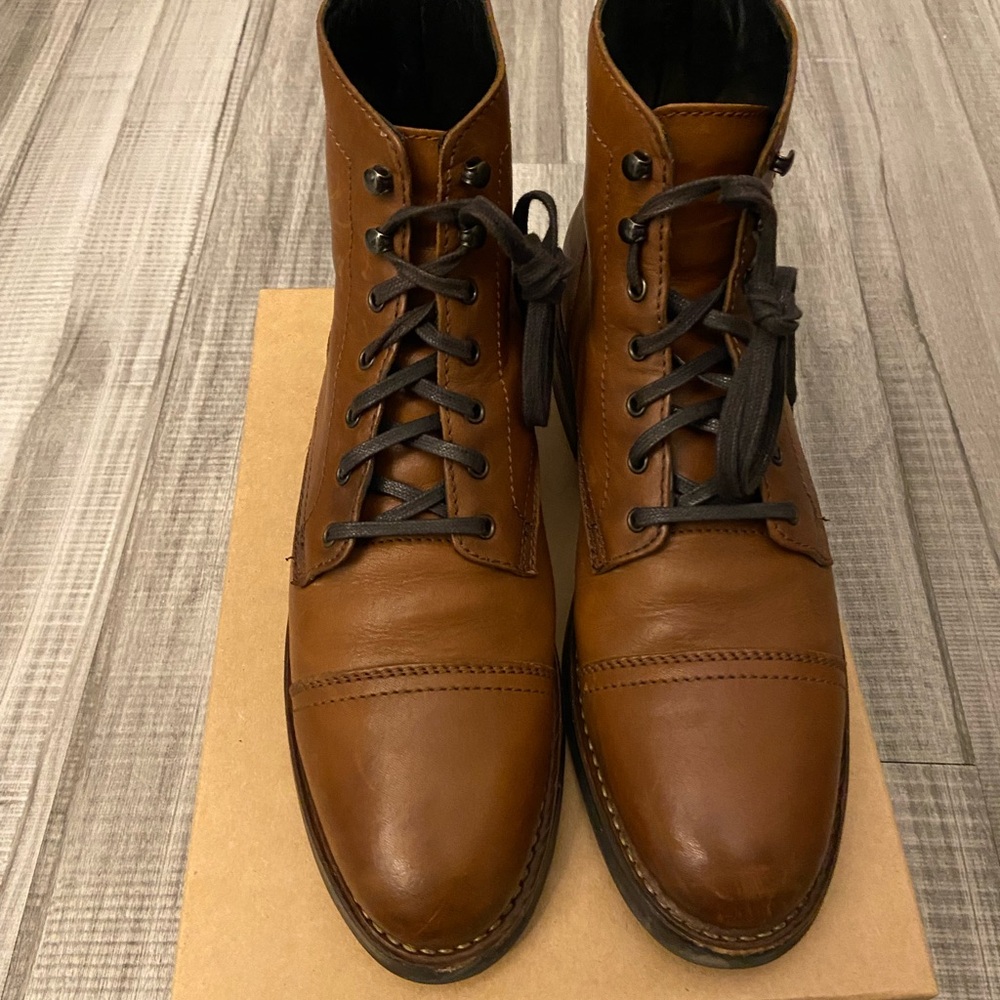 Thursday Boot Company - Brandy Captains - 9.5 - Excellent Condition
